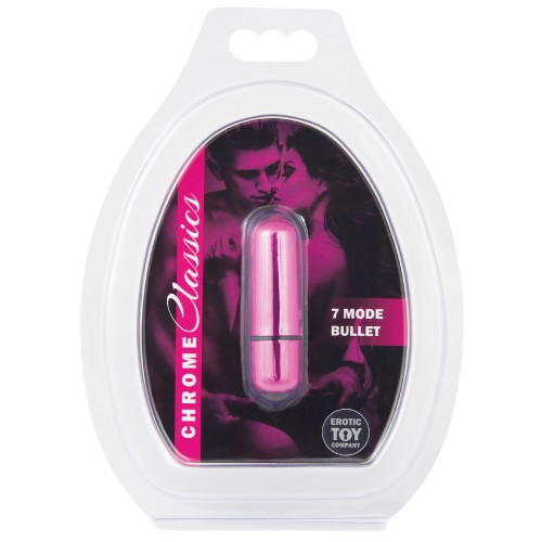 Chrome Classics 7 Speed Bullet Vibrator Pink