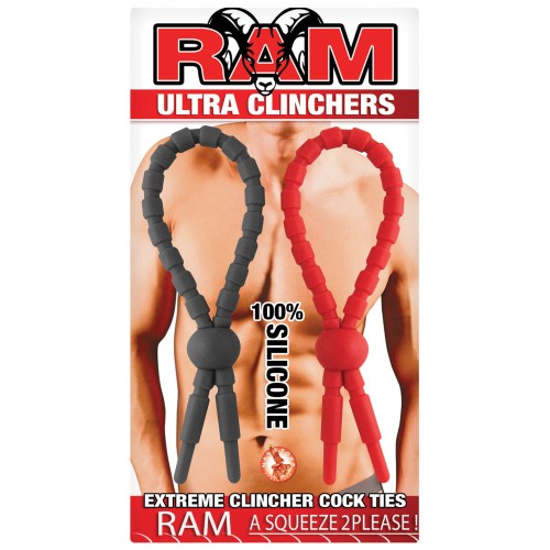 Conjunto de Anillos para Pene RAM Ultra Clinchers para Máximo Desempeño