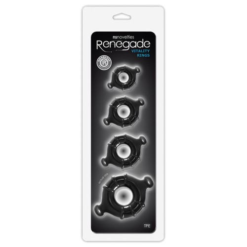 Renegade Vitality Rings Black