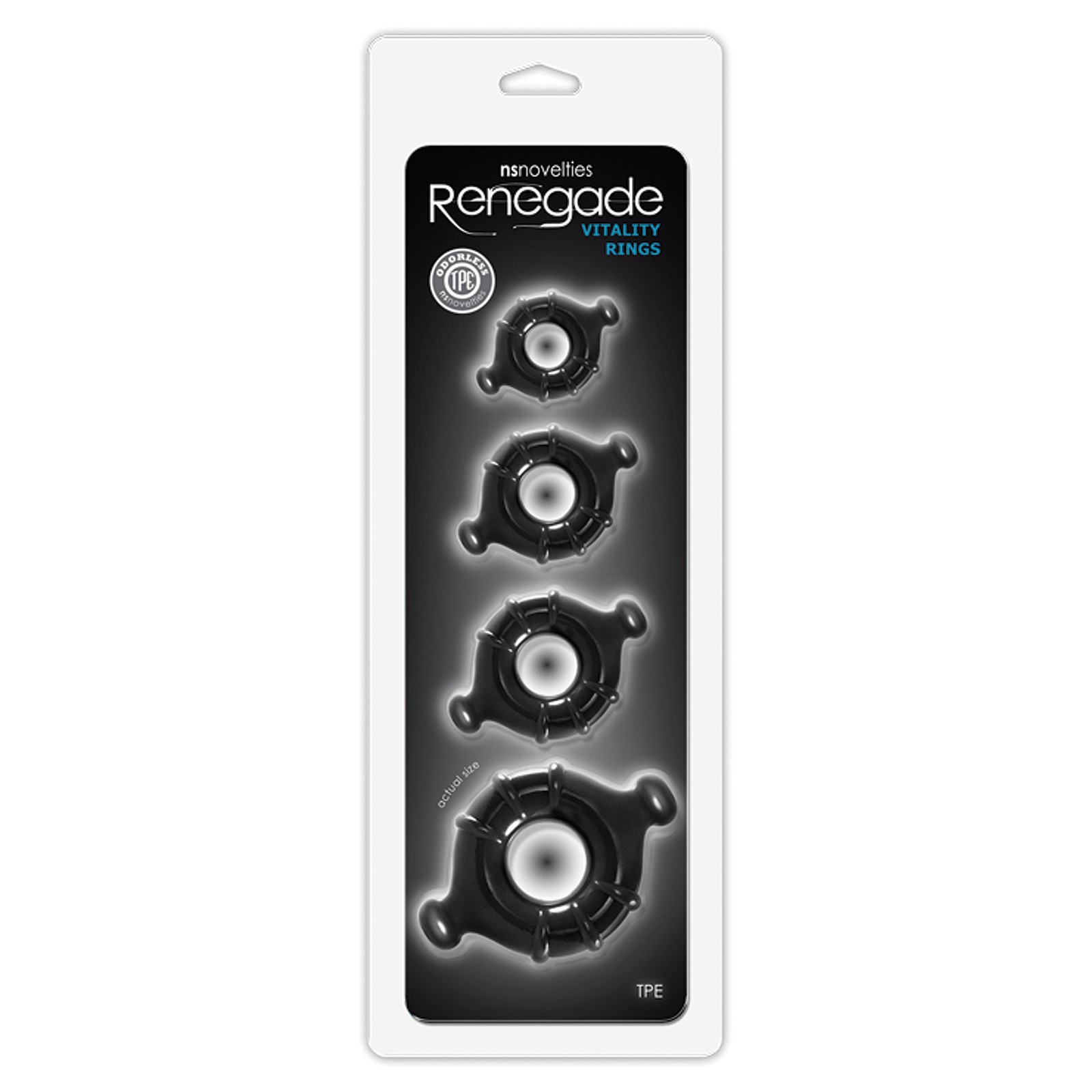 Anillos Vitality Renegade Negros