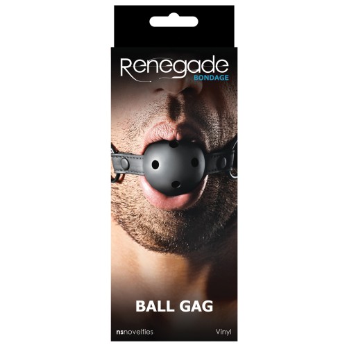 Gag de Bondage Renegade - Negro