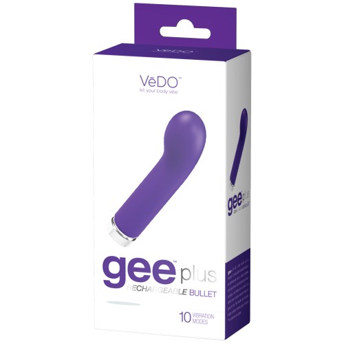 Compra VeDO Gee Plus Vibrador Recargable - Indigo Para Ti