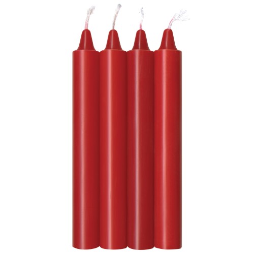 The 9's Make Me Melt Sensual Warm Drip Candles - Red Hot Pack