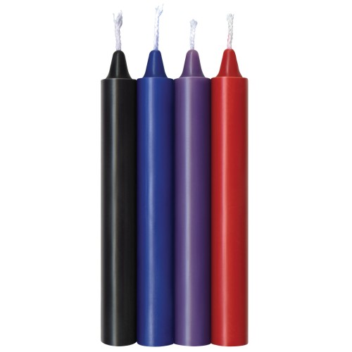 The 9's Melt Sensual Warm Drip Candles - Pack of 4