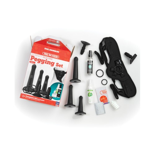 Set de Pegging de Silicona Vac-U-Lock - Estimulador de Próstata