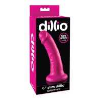 Dillio 6 inch Slim Dillio Pink - Comfortable and Flexible