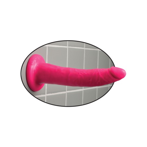 Dillio 7-Inch Slim Dildo in Pink