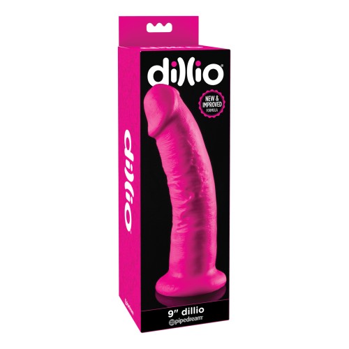 9" Realistic Pink Dillio Dildo for Pleasure