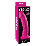 Dildo Realista Rosa de 9" Dillio para Placer