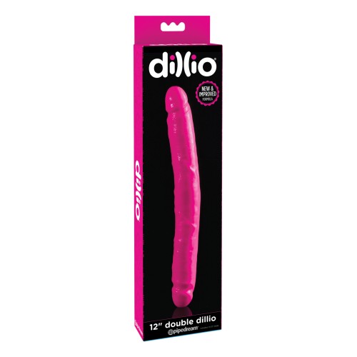 Dillio 12" Doble Dillio Rosa