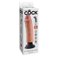 Dildo Vibrante King Cock de 8 Pulgadas para el Máximo Placer