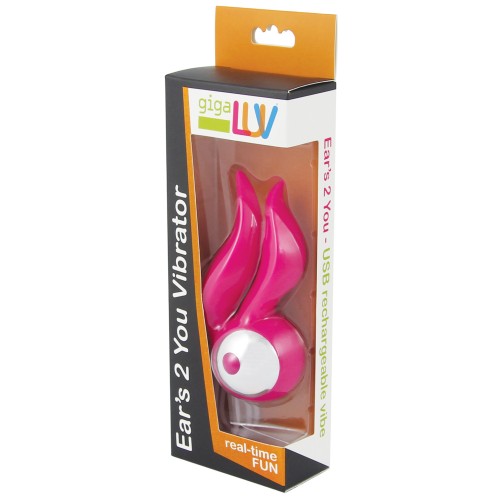 GigaLuv Ears 2 You Vibrador Recargable 7 Funciones