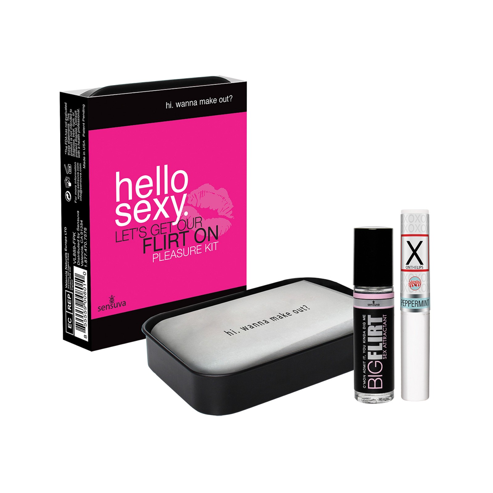 Kit de Placer Sensuva Hello Sexy Let's Get Our Flirt On