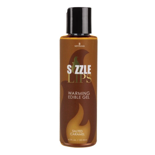 Sizzle Lips Edible Warming Gel - Salted Caramel