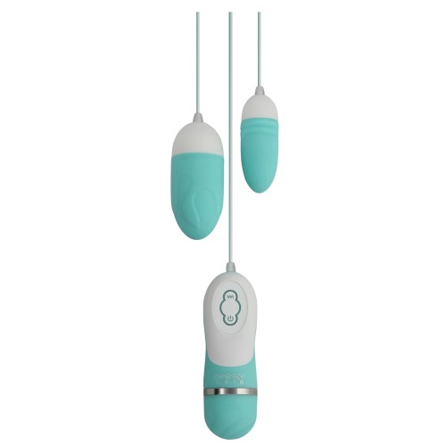 GigaLuv Dual Vibra Bullets 10 Functions Tiffany Blue