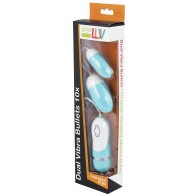 GigaLuv Dual Vibra Bullets 10 Functions Tiffany Blue