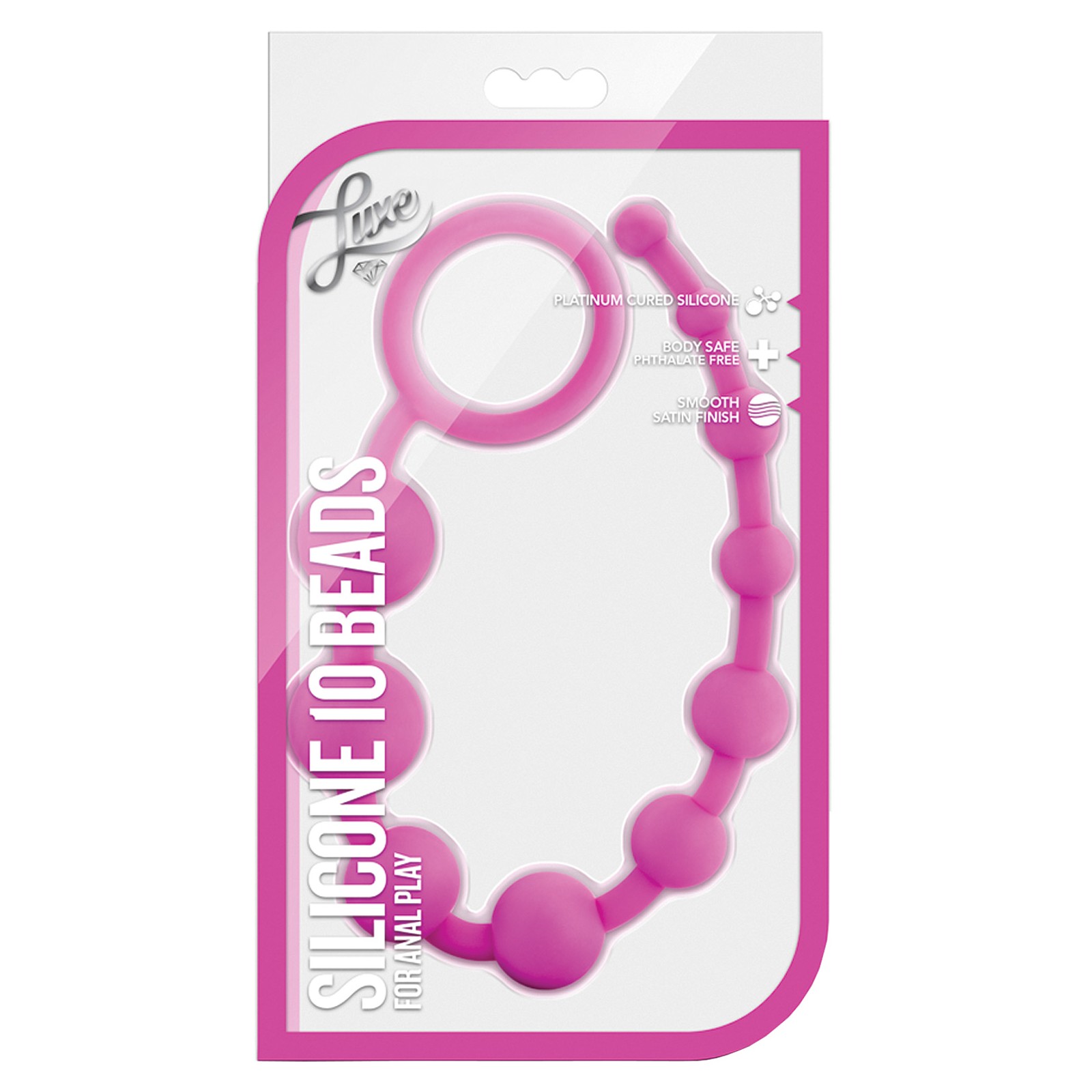 Blush Luxe Silicone Beads for Safe Anal Play