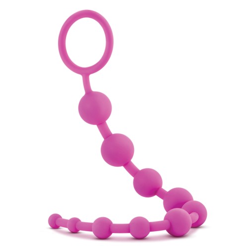 Blush Luxe Silicone Beads for Safe Anal Play