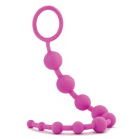 Blush Luxe Silicone Beads for Safe Anal Play