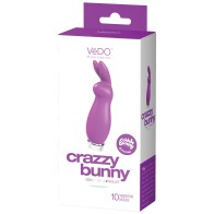 VeDO Crazzy Bunny Vibrador Recargable - Púrpura Perfecto