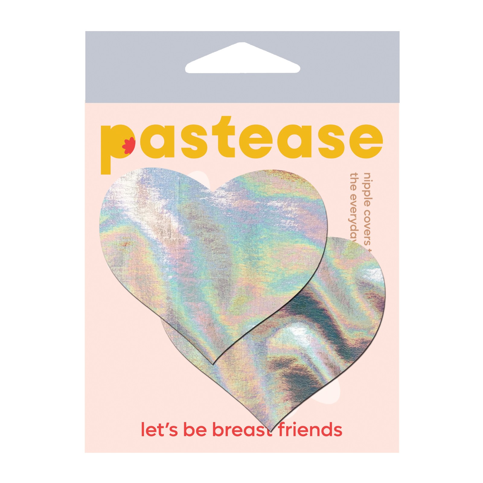 Pastease Premium Corazón Holográfico - Plateado