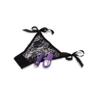 Nu Sensuelle Pleasure Panty Bullet w/Remote Control 15 Function - Purple