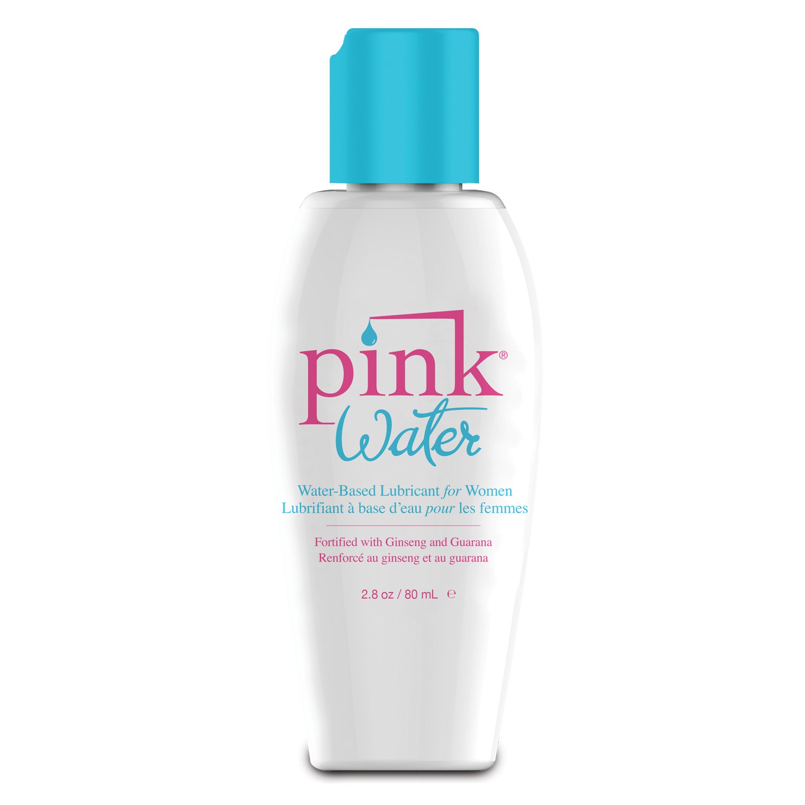 Pink Water Lube Flip Top Bottle