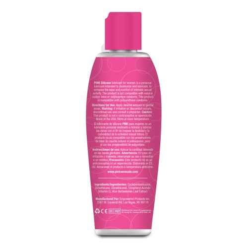 Pink Silicone Lube - 4.7 oz Flip Top Bottle