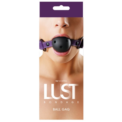 Lust Bondage Ball Gag - Purple