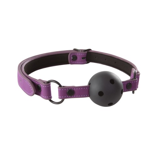 Lust Bondage Ball Gag - Purple