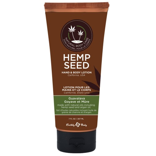 Earthly Body Hemp Seed Lotion Guavalava