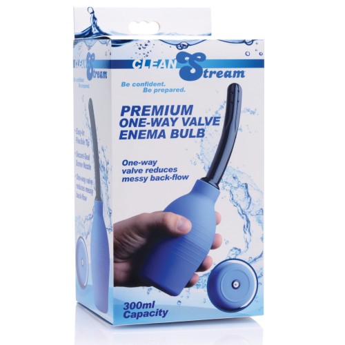 CleanStream Premium One Way Valve Enema Bulb for Easy Cleansing