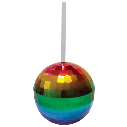 Rainbow Disco Ball Cup for Fun Parties