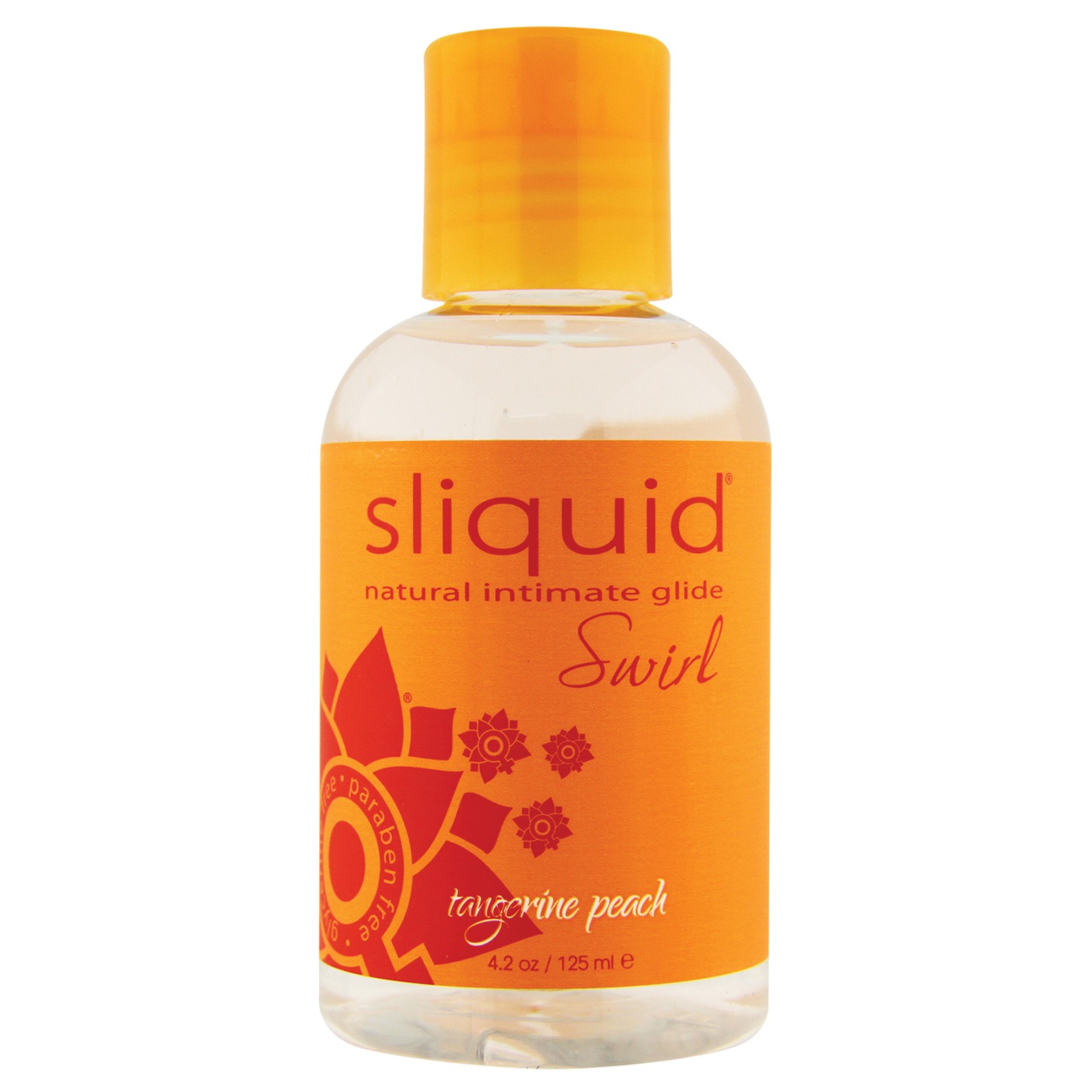 Lubricante Sliquid Naturals Swirl - 4.2 oz Durazno de Mandarina