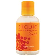 Lubricante Sliquid Naturals Swirl - 4.2 oz Durazno de Mandarina