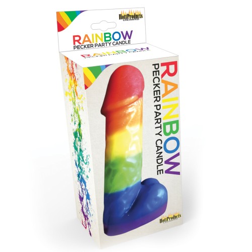 Vela de Fiesta Rainbow Pecker