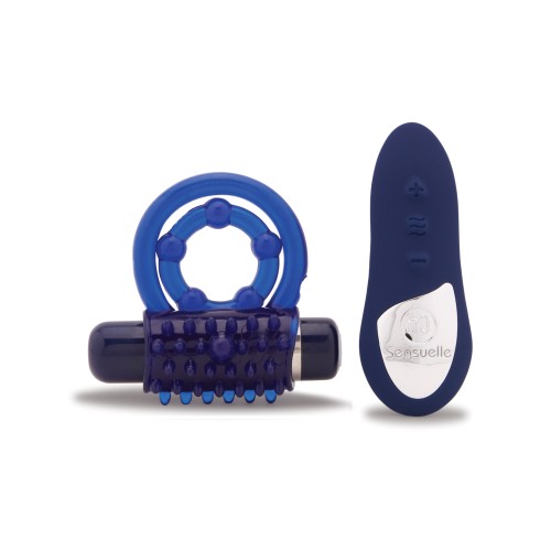 Anillo Vibrador Remoto Recargable Nu Sensuelle Endure Ultra Flex - Azul