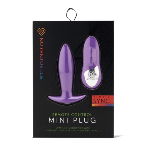 Nu Sensuelle Rechargeable Mini Plug with Remote