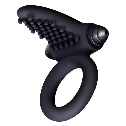 The 9's S Bullet Ring - Tongue Pleasure for Couples