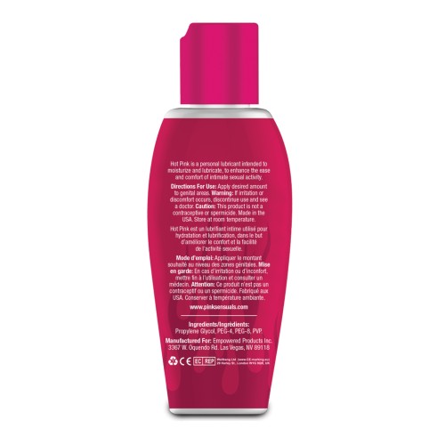 Hot Pink Warming Lubricant 2.8 oz