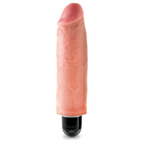 King Cock 6" Vibrador Stiffy Piel