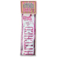 Gettin' Hitched Bride Sash - Celebrate Your Love!