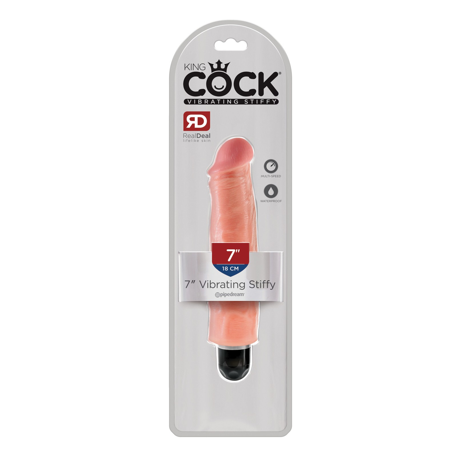 King Cock 7'' Vibrating Stiffy