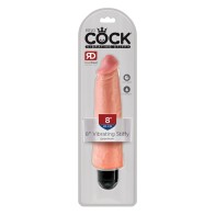 Vibrador Realista King Cock 8" - Flesh