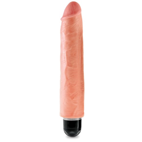 King Cock 10 Vibrador Stiffy Carne