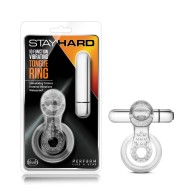 Stay Hard Vibrating Tongue Ring - Blush