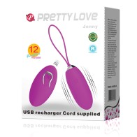 Bullet Vibrador con Control Remoto Pretty Love Jenny