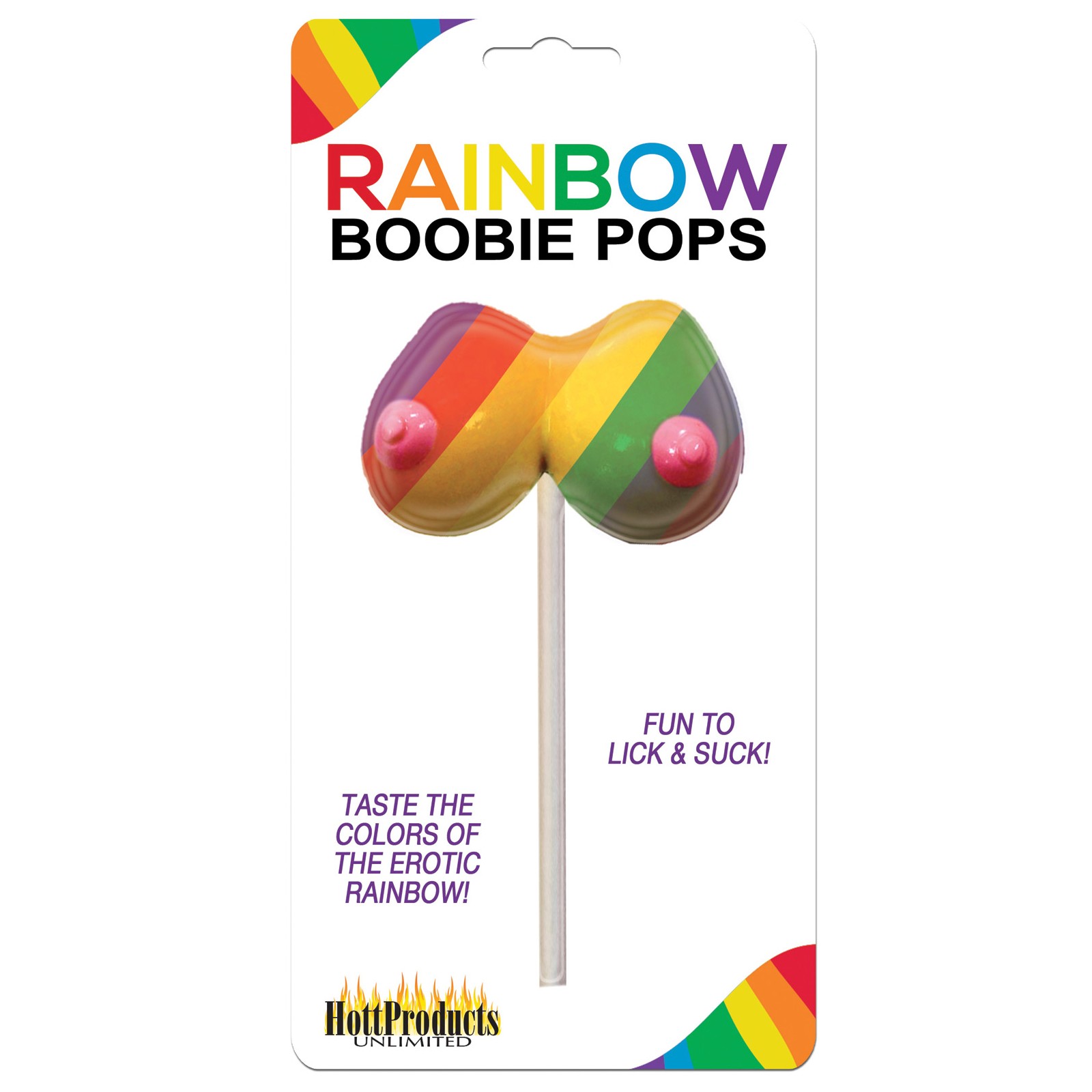 Colorful Rainbow Boobie Pops