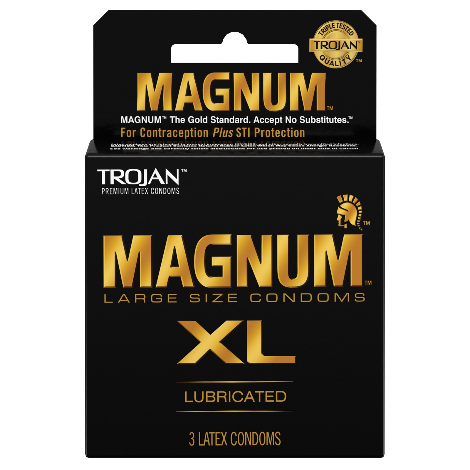 Trojan Magnum XL Pack of 3