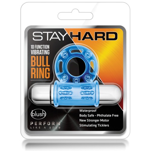 Anillo Bull Vibrante Mega Stay Hard - Azul